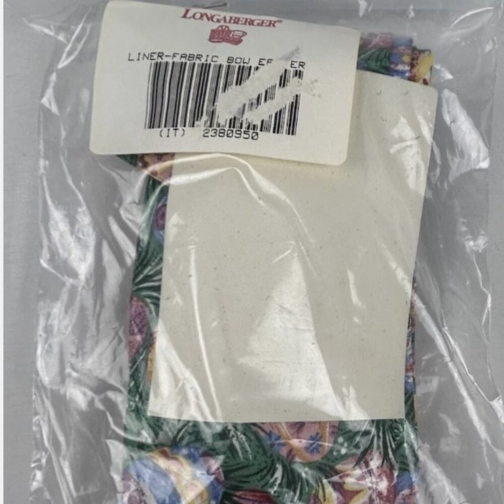 Longaberger Easter Egg Fabric Bow Liner NEW 2380950 Cotton